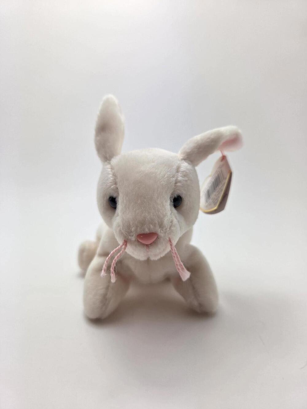 Ty Beanie Babies Nibbler the Bunny Rabbit Stuffed Animal Plush